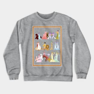 Horoscope Goddesses Crewneck Sweatshirt